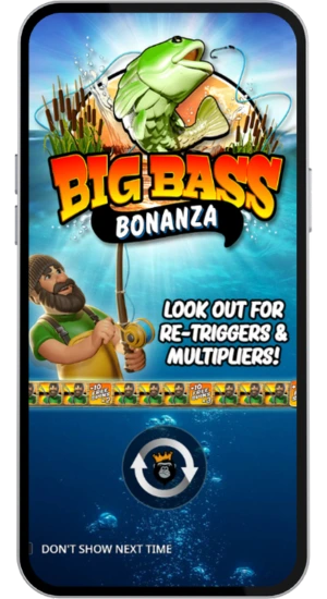 Big Bass Bonanza Startscherm